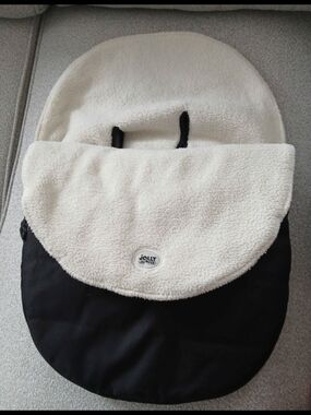 Jolly Jumper Black and Cream Stroller Footmuff